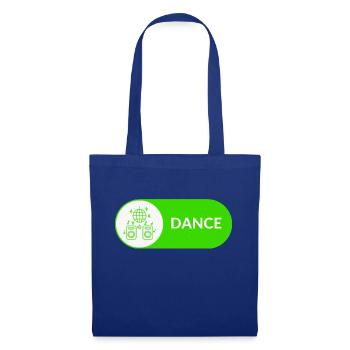 Dance button - Tote Bag - royal blue - Front
