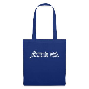 Memento Mori - Gothic - Stoffbeutel - Royalblau - Vorne