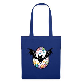 Bat Easter Watercolor - Tote Bag - royal blue - Front