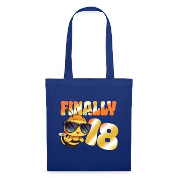 Finally 18 - Tote Bag - royal blue - Front