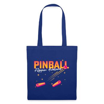 Pinball - Flippin' Awesome - Tote Bag - royal blue - Front