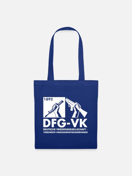 DFG VK Logo (white) - Stoffbeutel - Royalblau