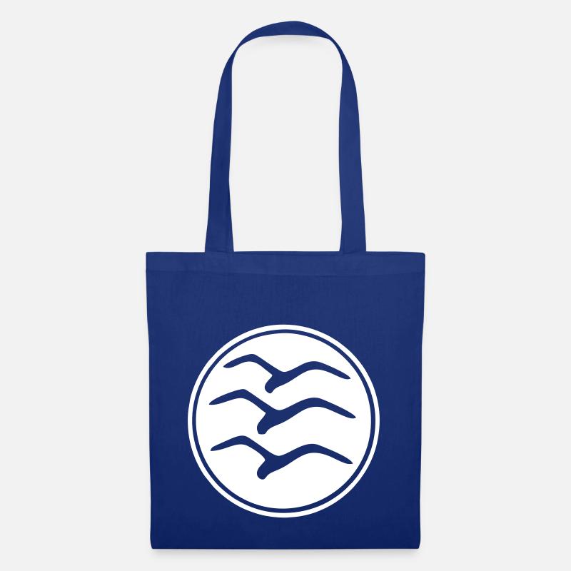 glider pilot symbol Geschenk - Stoffbeutel - Royalblau