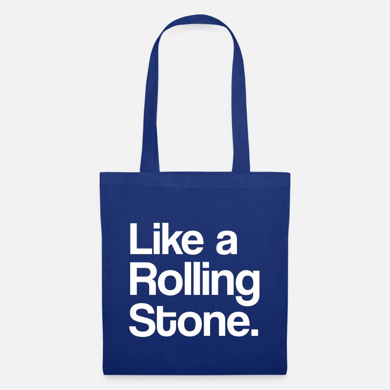 Like a Rolling Stone - Stoffbeutel - Royalblau