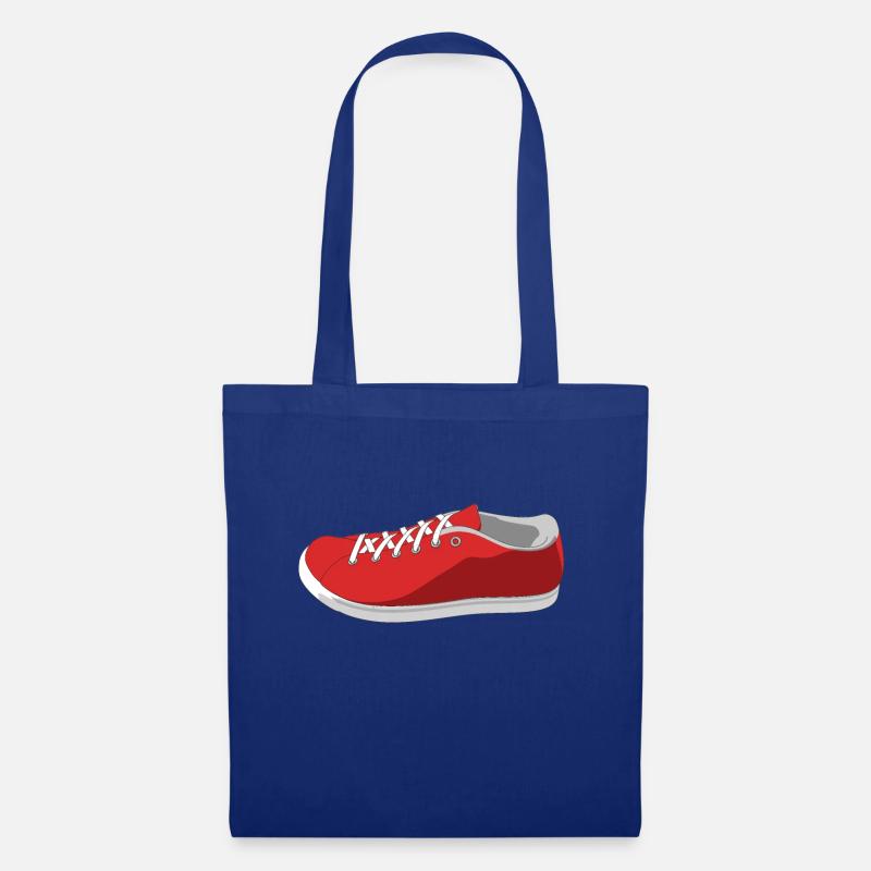 Schuh Rendering - Stoffbeutel - Royalblau