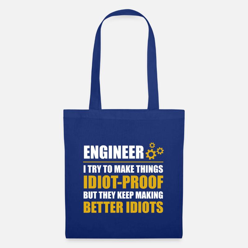 ENGINEERS - we save the world - Tote Bag - royal blue