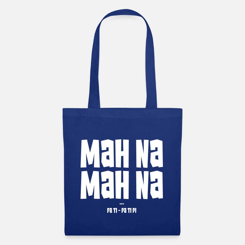 GESANG Mana mana Schlager Text Geschenk - Stoffbeutel - Royalblau