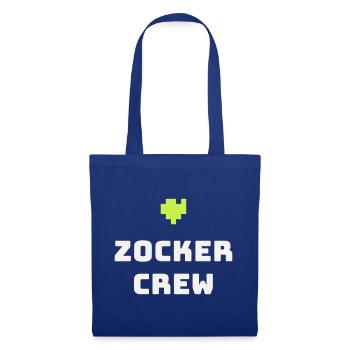 Gamer Crew Gamer Gaming Pixel Console Cadeau - Sac en tissu - bleu royal - Devant