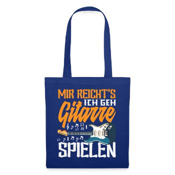 Lustiges Musiker - Stoffbeutel - Royalblau - Vorne