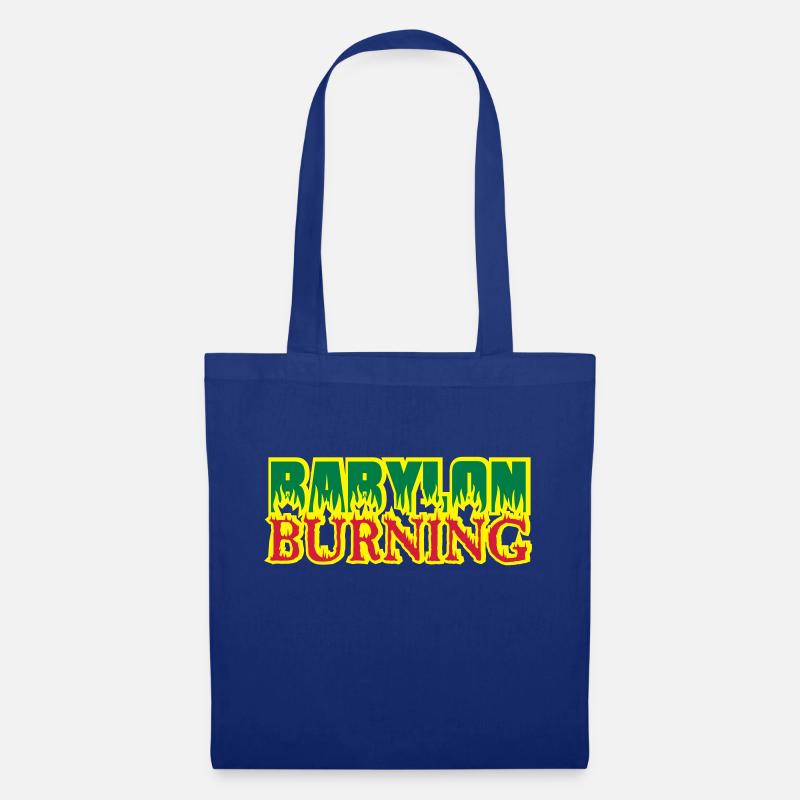 babylon burning 01 - Tote Bag - royal blue
