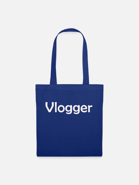 Vlogger - Stoffbeutel - Royalblau