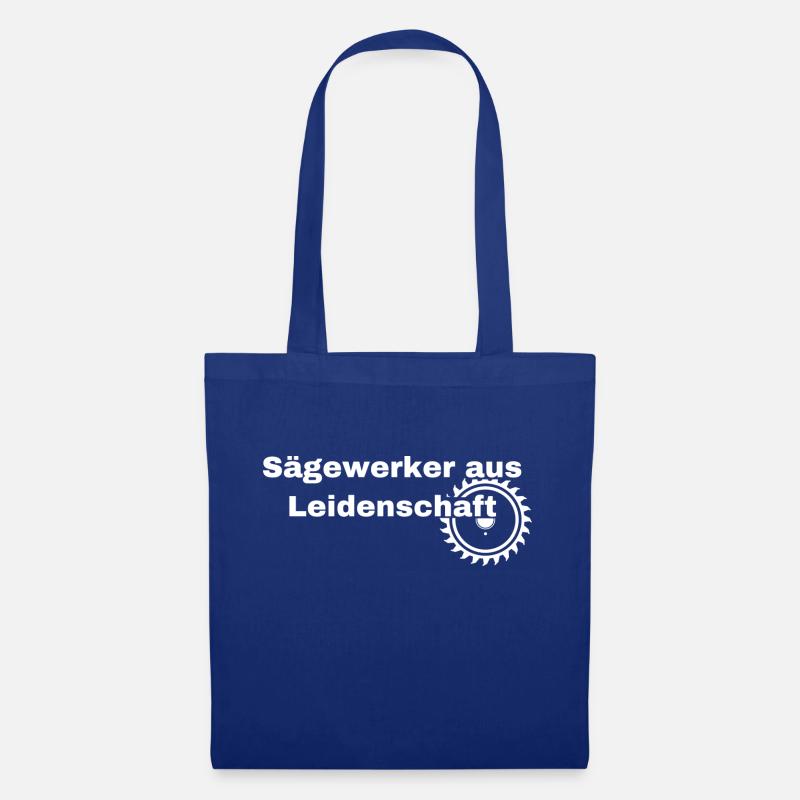 Sägewerker aus Leidenschaft - Stoffbeutel - Royalblau