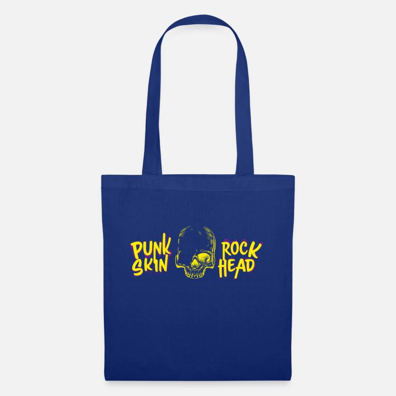 PunRock Skinhead - Stoffbeutel - Royalblau