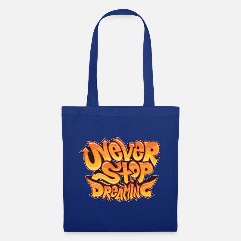 Never Stop Dreaming - Stoffbeutel - Royalblau