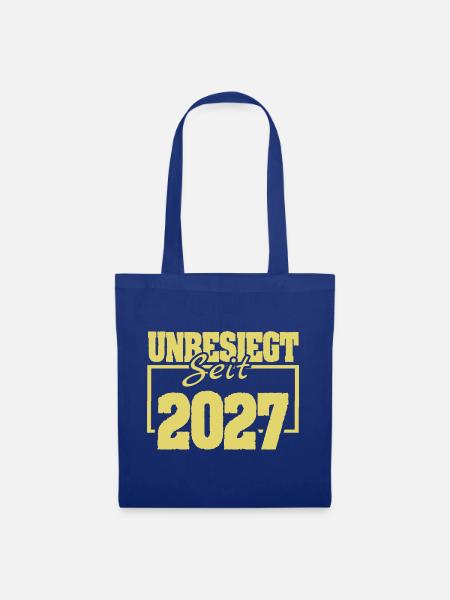 seit 2027 - Stoffbeutel - Royalblau