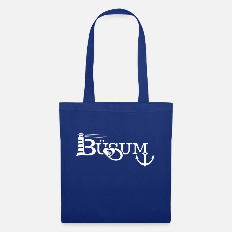 Büsum - Stoffbeutel - Royalblau