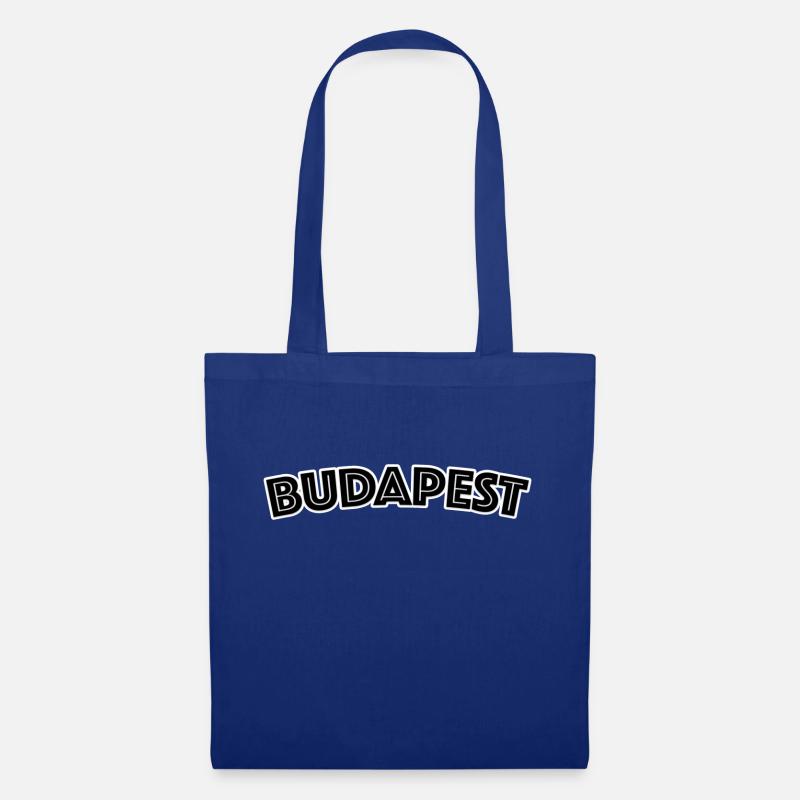 Budapest - Stoffbeutel - Royalblau