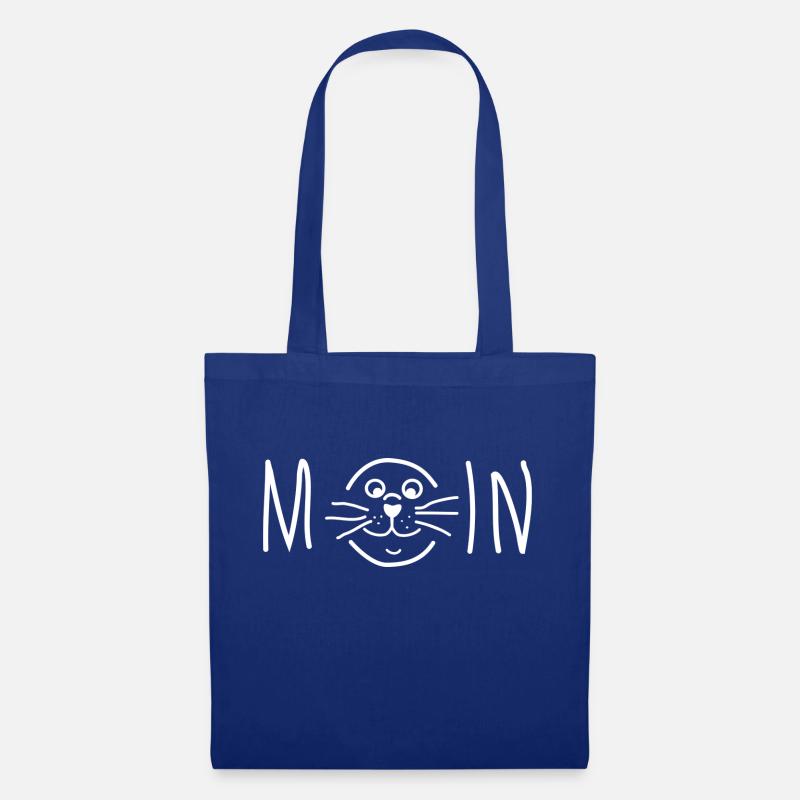 Moin Moin Robbe - Stoffbeutel - Royalblau