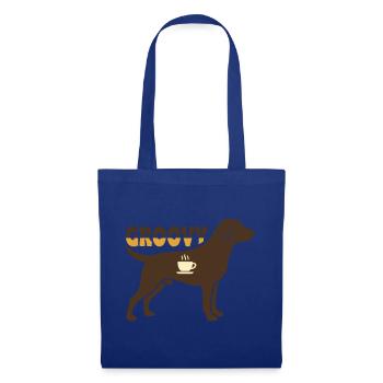 Groovy Dog Retriever Retro - Tote Bag - royal blue - Front