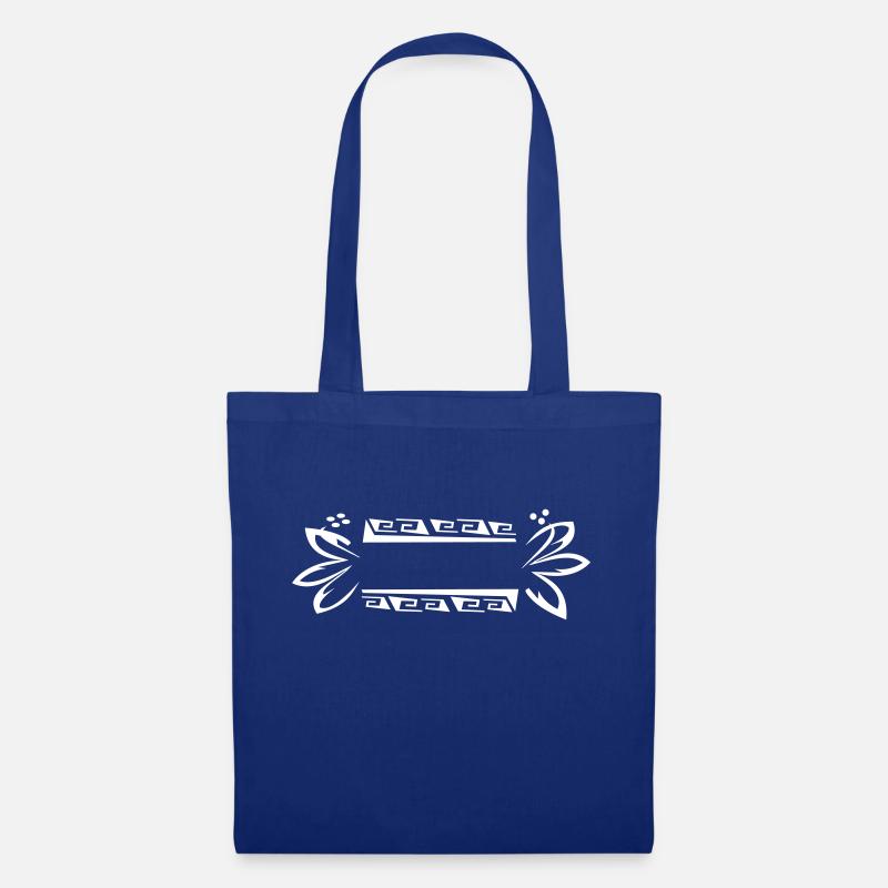 2_tikitexte - Sac en tissu - bleu royal