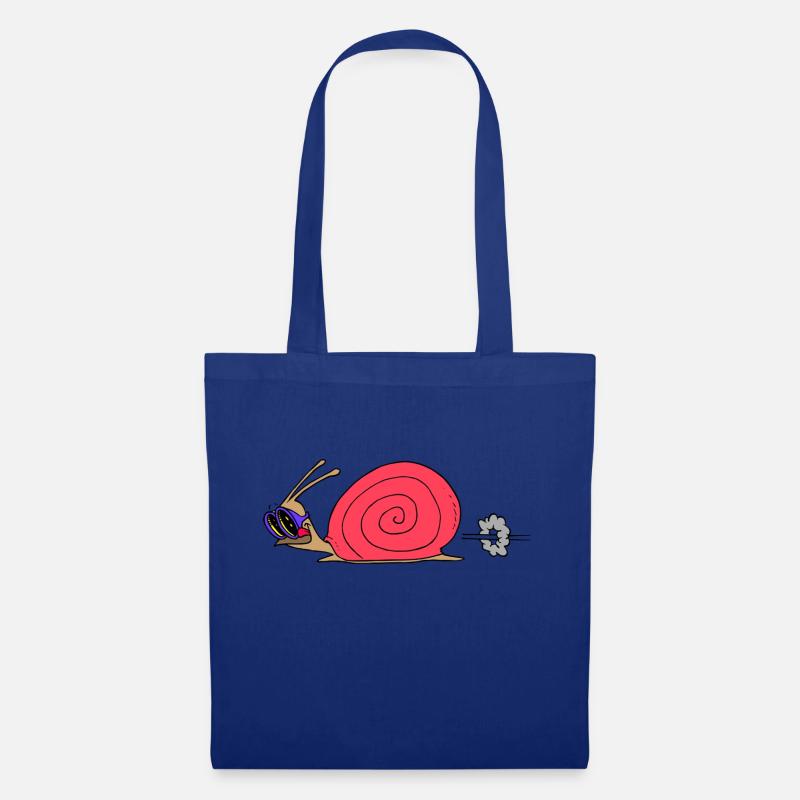 Team Schnecke - Stoffbeutel - Royalblau