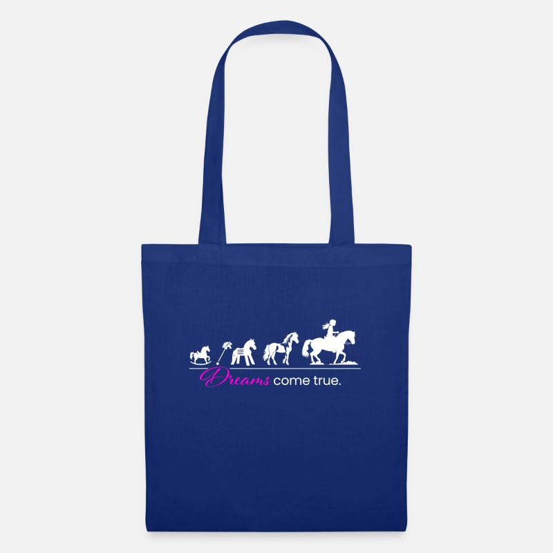 Pferde Traum Evolution - Stoffbeutel - Royalblau