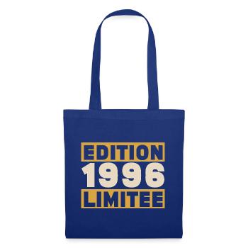 1996 30 ans Anniversaire Vintage Cadeau - Sac en tissu - bleu royal - Devant