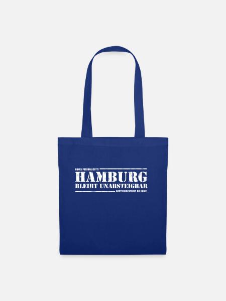 Hamburg bleibt unabsteigbar | Fußball | Fan | Fans - Stoffbeutel - Royalblau