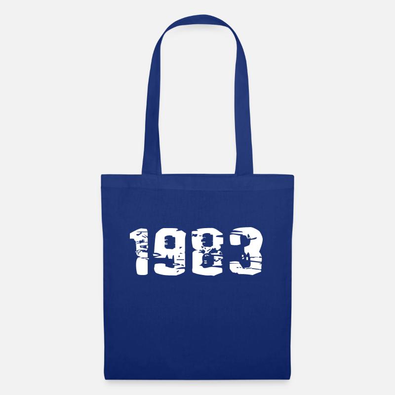 1983 - Sac en tissu - bleu royal
