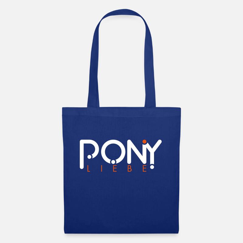 Pony Liebe - Stoffbeutel - Royalblau