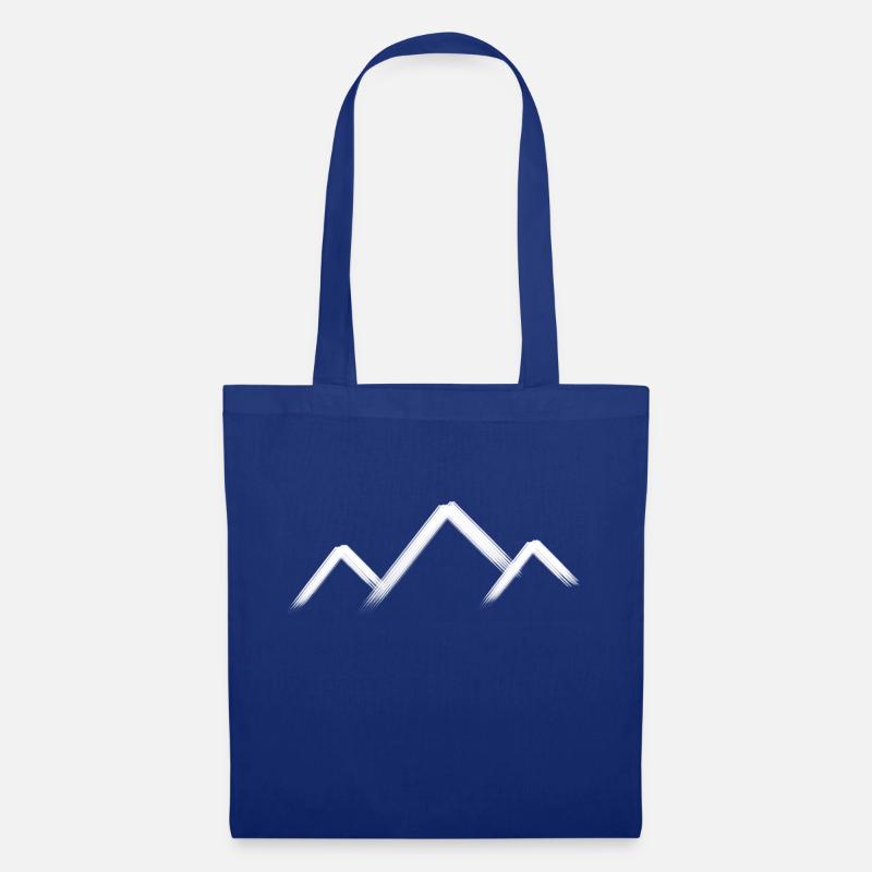 Berge Berg Skizze Geschenk - Stoffbeutel - Royalblau