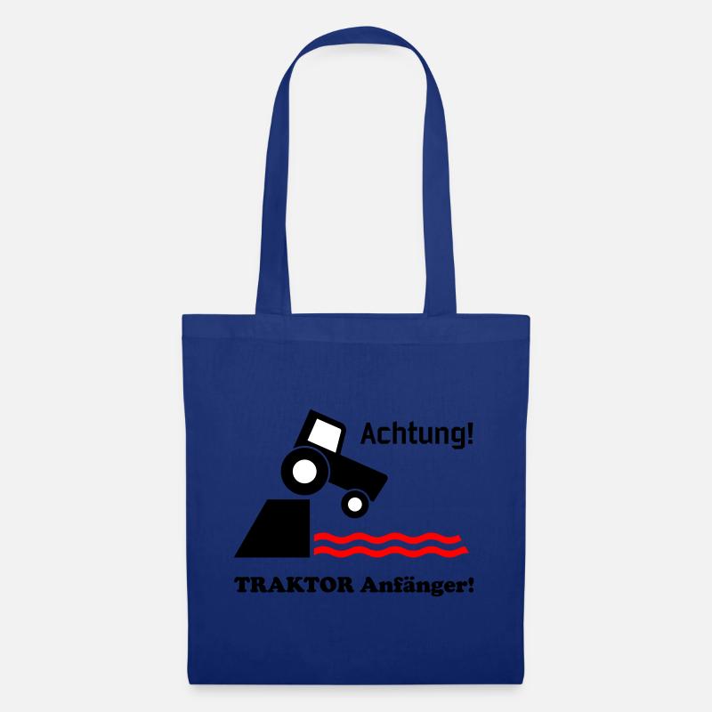 Traktor Anfaenger - Stoffbeutel - Royalblau