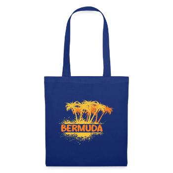 Sonne Bermuda - Stoffbeutel - Royalblau - Vorne