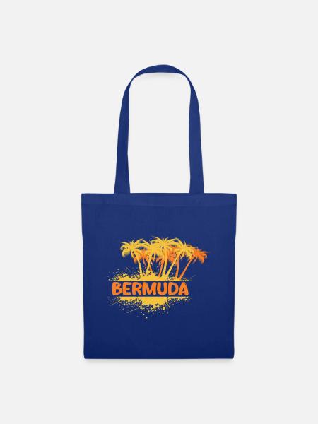 Sonne Bermuda - Stoffbeutel - Royalblau
