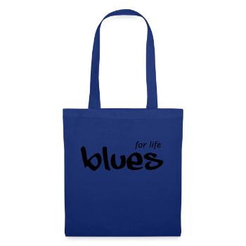 BLUES for life - Tote Bag - royal blue - Front