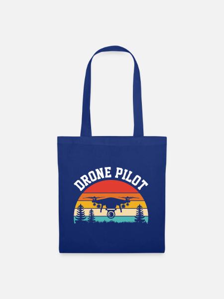 Drohnen-Pilot - Stoffbeutel - Royalblau