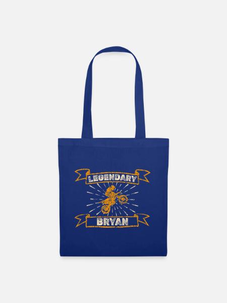 Biker Bryan - Stoffbeutel - Royalblau
