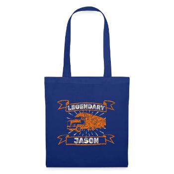 Geschenk für Jason - Stoffbeutel - Royalblau - Vorne