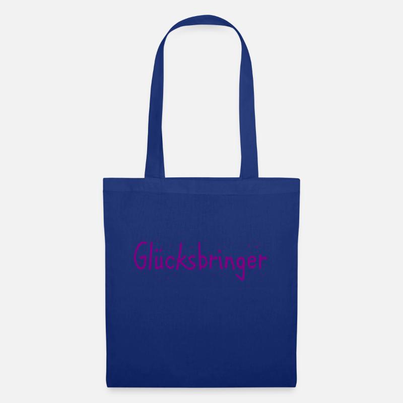 Glücksbringer - Stoffbeutel - Royalblau