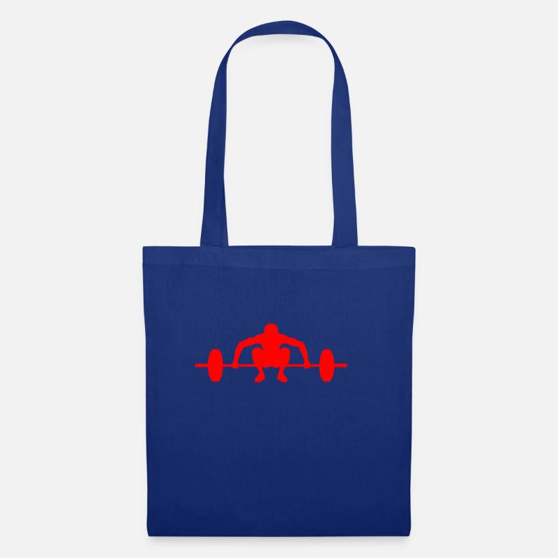 Barbell red - Tote Bag - royal blue