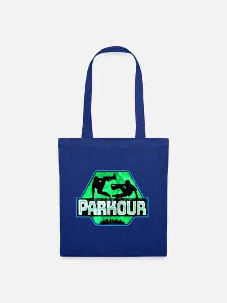 Parkour Freerunner Traceur Le Parcour parkourshirt - Stoffbeutel - Royalblau