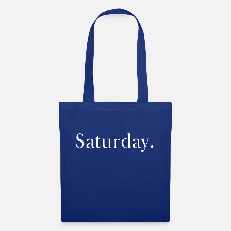 Saturday - Tote Bag - royal blue
