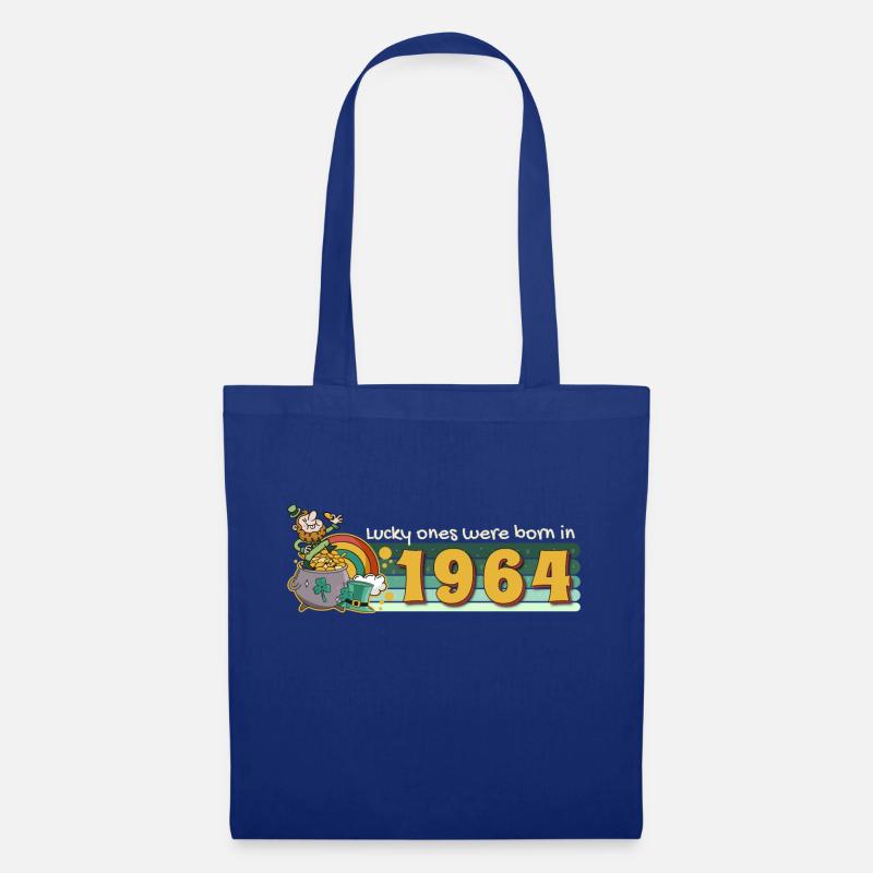 Lucky Ones wurden 1964 geboren Tee St. Patrick's - Stoffbeutel - Royalblau