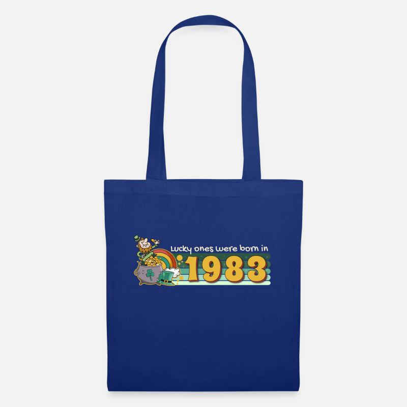 Lucky Ones wurden 1983 geboren Tee St. Patrick's - Stoffbeutel - Royalblau