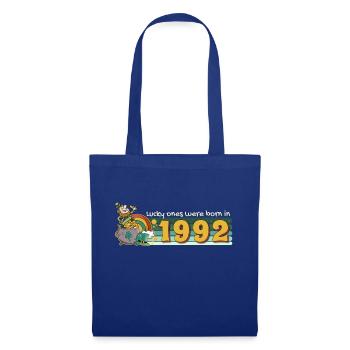 Les chanceux sont nés en 1992 tee St. Patrick’s - Sac en tissu - bleu royal - Devant