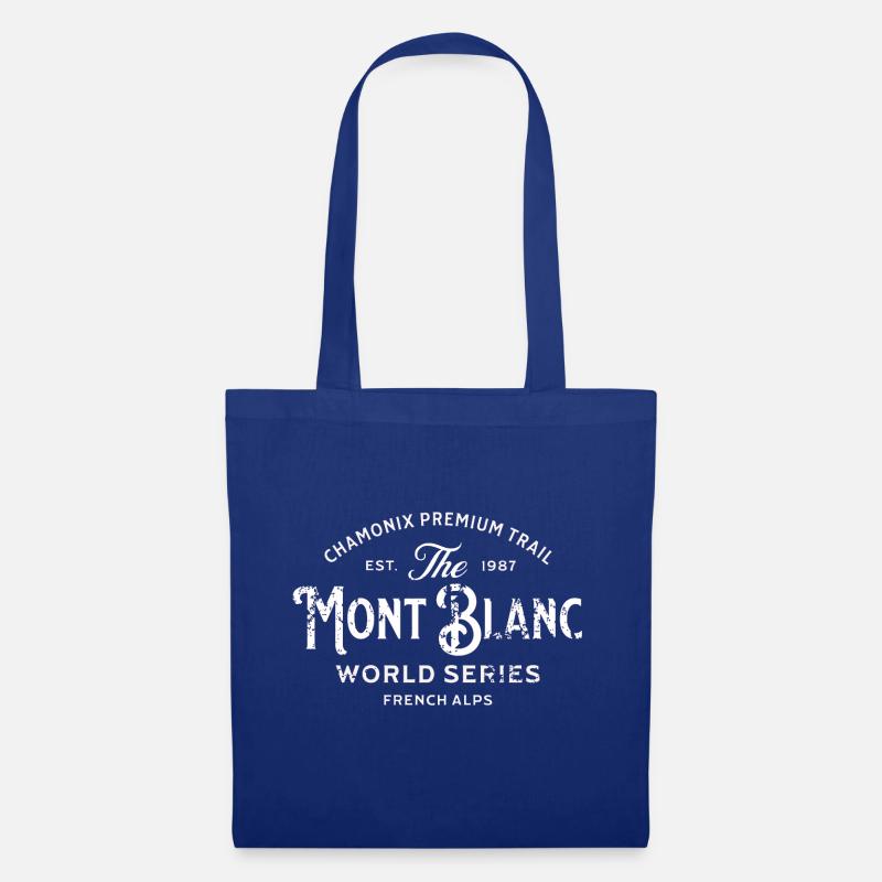 Chamonix premium trail Mt Blanc - Tote Bag - royal blue