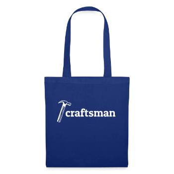 Artisan bricoleur Artisan Artisan Outil Construction - Sac en tissu - bleu royal - Devant