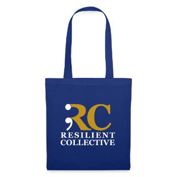 Emblème du Collectif Résilient - Sac en tissu - bleu royal - Devant