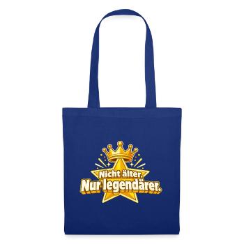 Geburtstag Legende – Geburtstagsgeschenk - Stoffbeutel - Royalblau - Vorne
