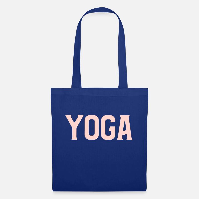 yoga - Stoffbeutel - Royalblau